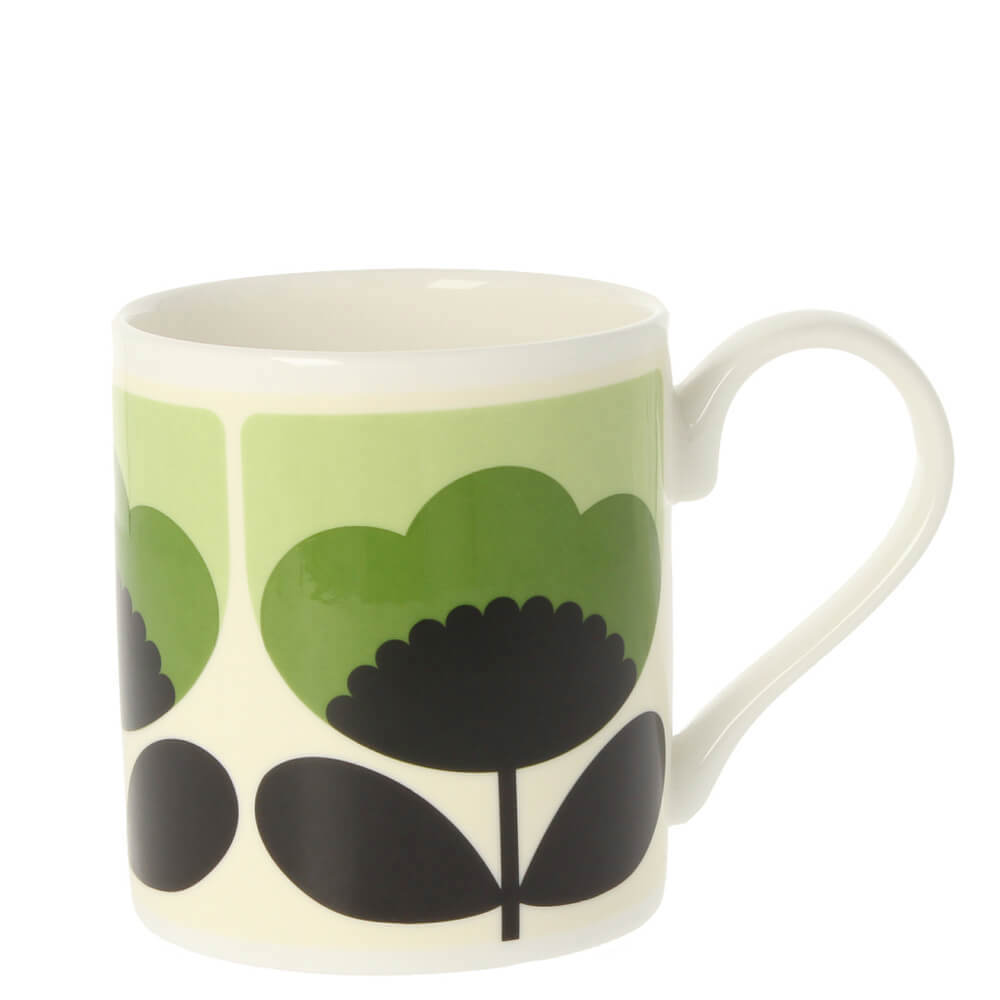 Orla Kiely Spring Bloom Green Mug 300ml